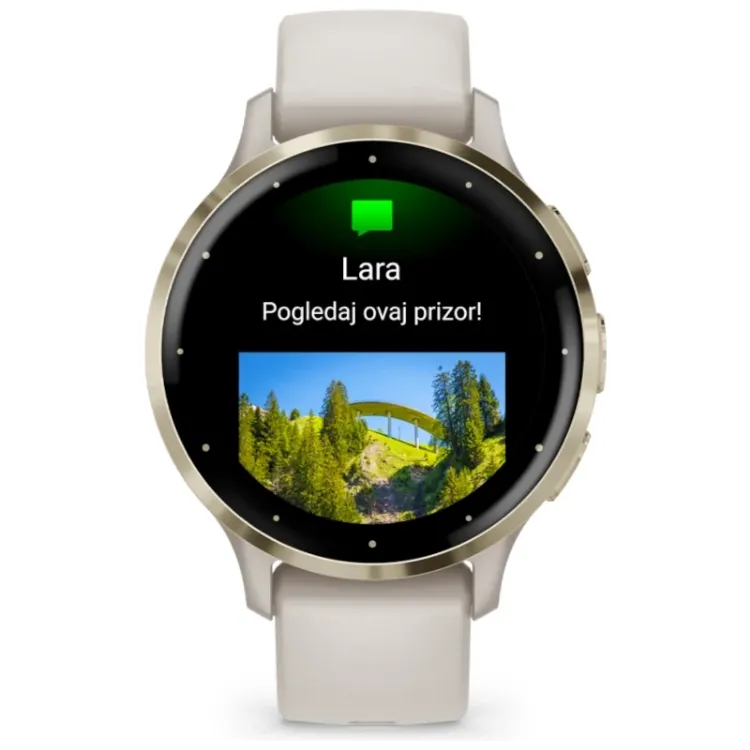 Alles GARMIN pametni sat VENU 3S IVORY SOFT GOLD