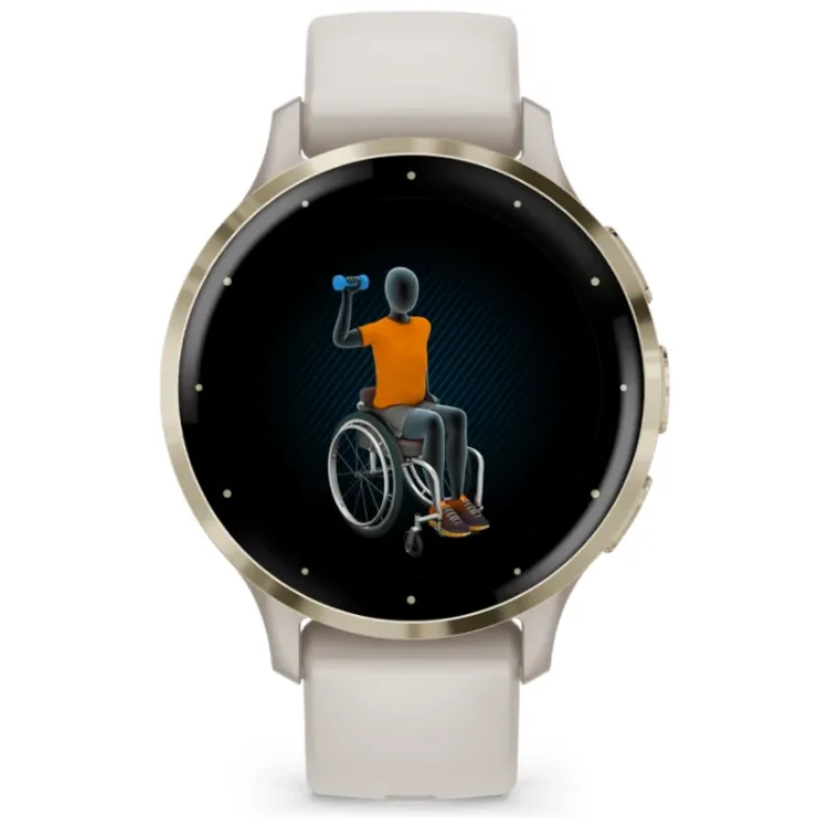 Alles GARMIN pametni sat VENU 3S IVORY SOFT GOLD