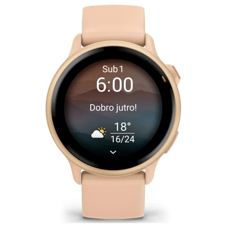 Alles GARMIN pametni sat VIVOACTIVE 6 Pink Dawn/P. Dawn Metallic