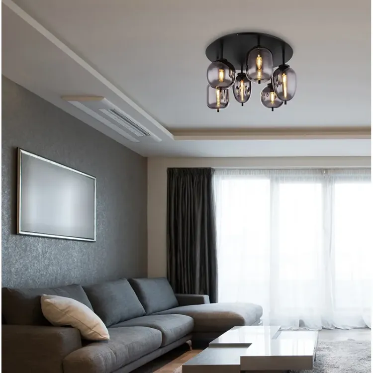 Alles GLOBO stropna svjetiljka BLACKY 15345-6D