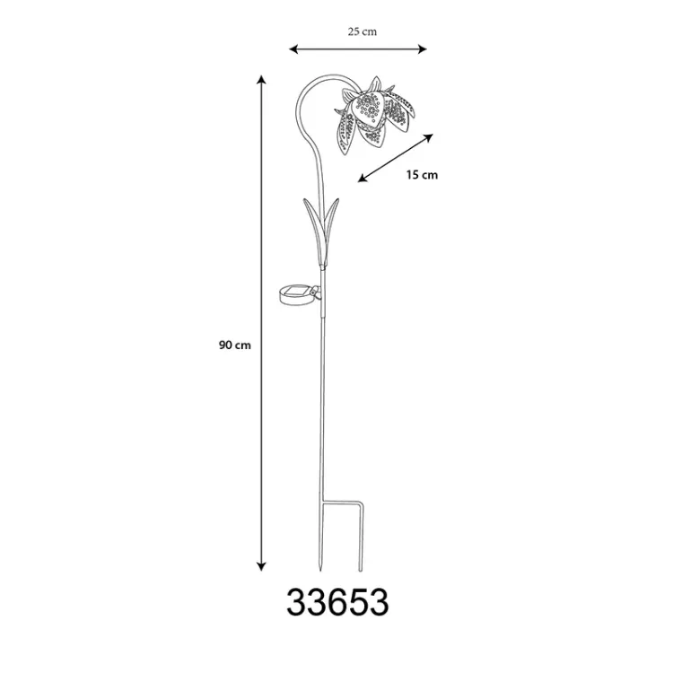 Alles GLOBO LED solarna svjetiljka 33653