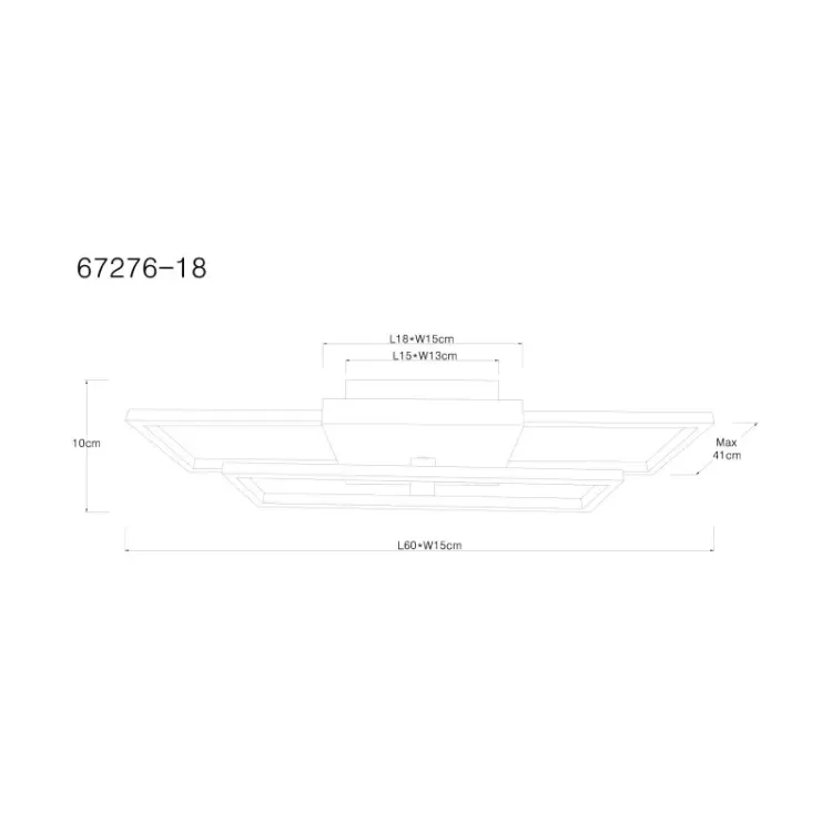 Alles GLOBO LED stropna svjetiljka KENDRA 67276-18