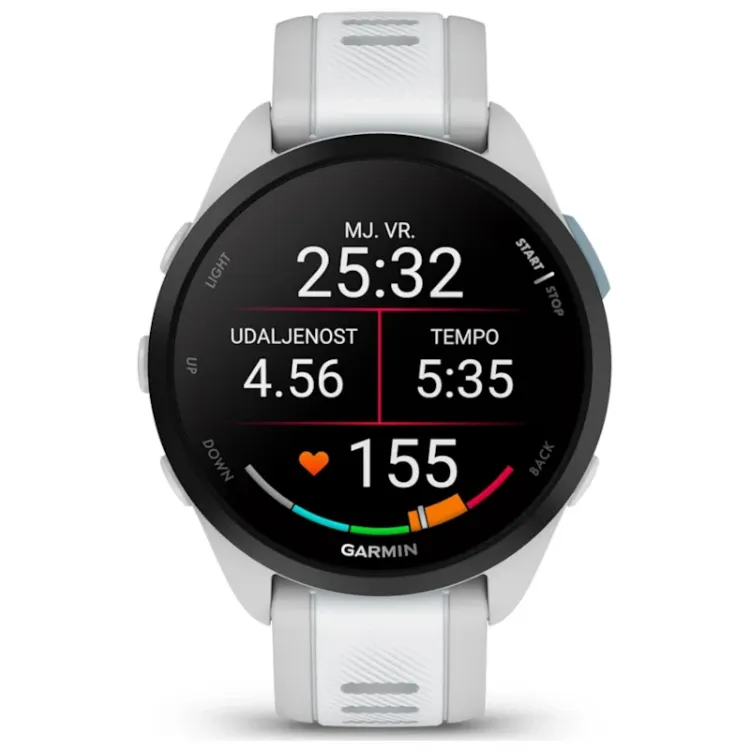 Alles GARMIN pametni sat FORERUNNER 165 Mist Gray Whitestone