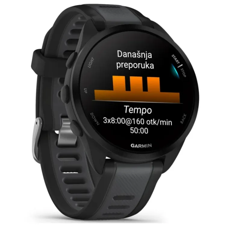 Alles GARMIN pametni sat FORERUNNER 165 Music Black Slate Grey
