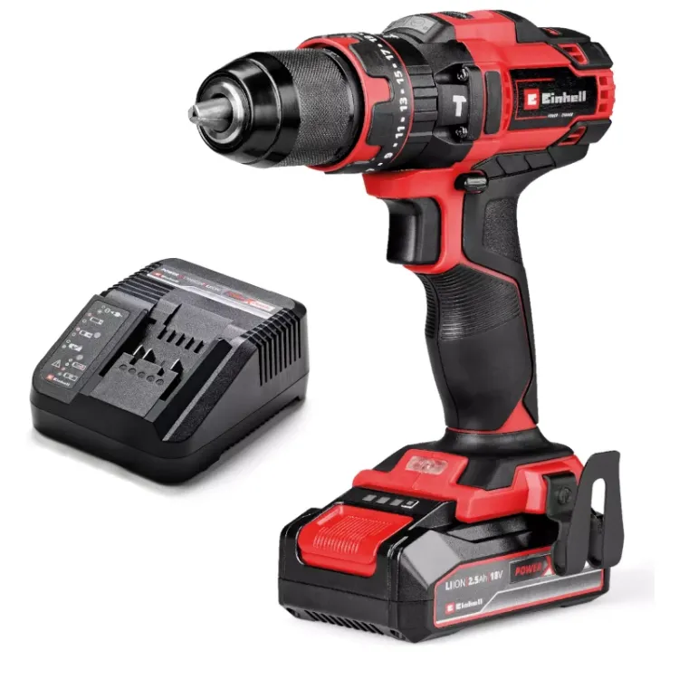 Alles EINHELL bušilica akumulatorska TE-CD 18/44 LI-I (1x2.5 Ah)
