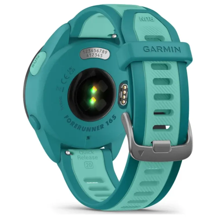 Alles GARMIN pametni sat FORERUNNER 165 Music Turquoise Aqua