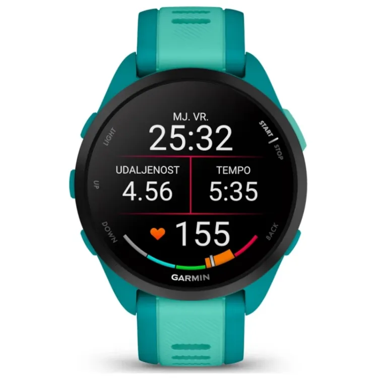 Alles GARMIN pametni sat FORERUNNER 165 Music Turquoise Aqua