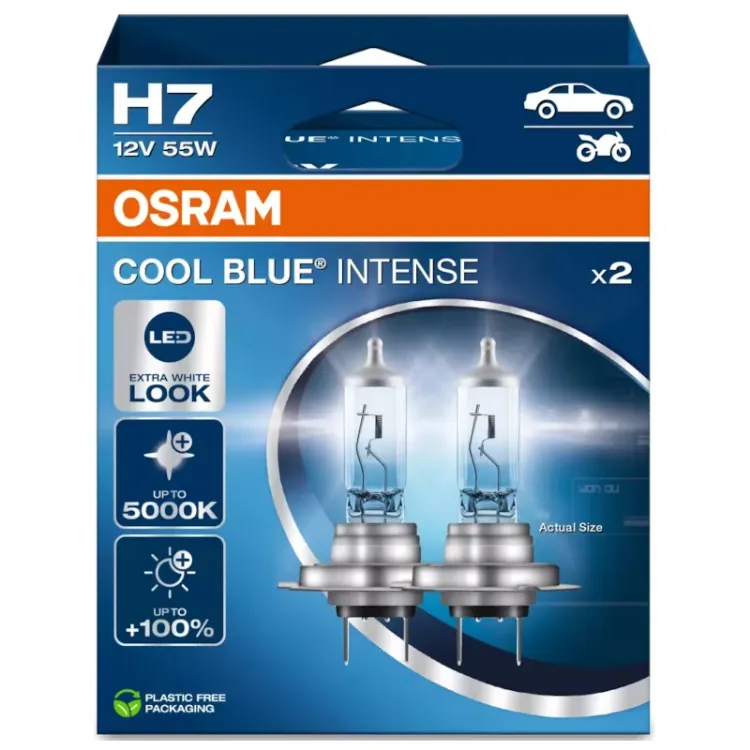 Alles OSRAM auto žarulja Cool Blue Intense H7 12V 55W Duobox