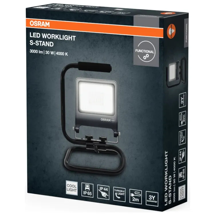 Alles OSRAM reflektor WORK 30W/840 S-STAND IP65