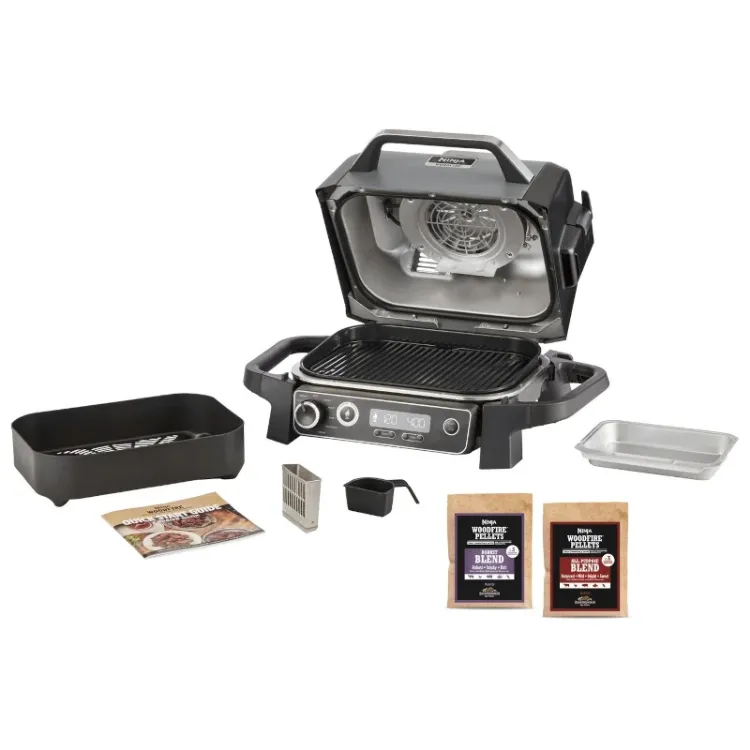 Alles NINJA električni roštilj i pušnica OG701EU Woodfire