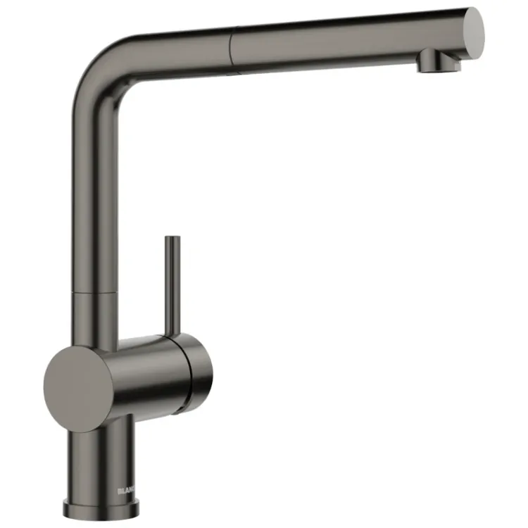 Alles BLANCO slavina LINUS satin dark steel