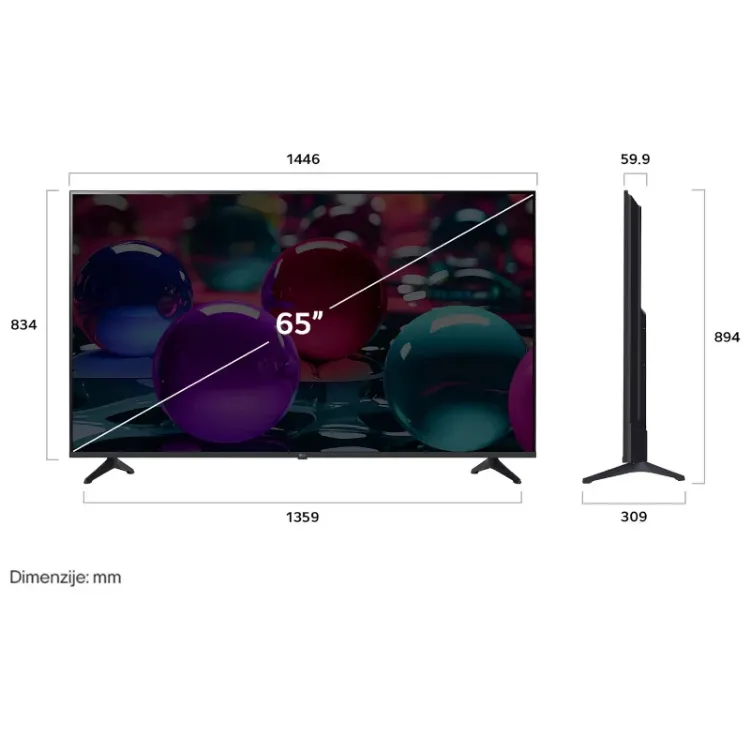 alles LG UHD TV 65UA73003LA