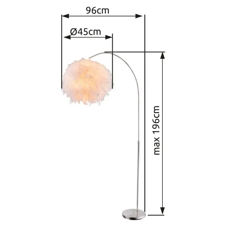 Alles GLOBO podna svjetiljka KATUNGA 15057S