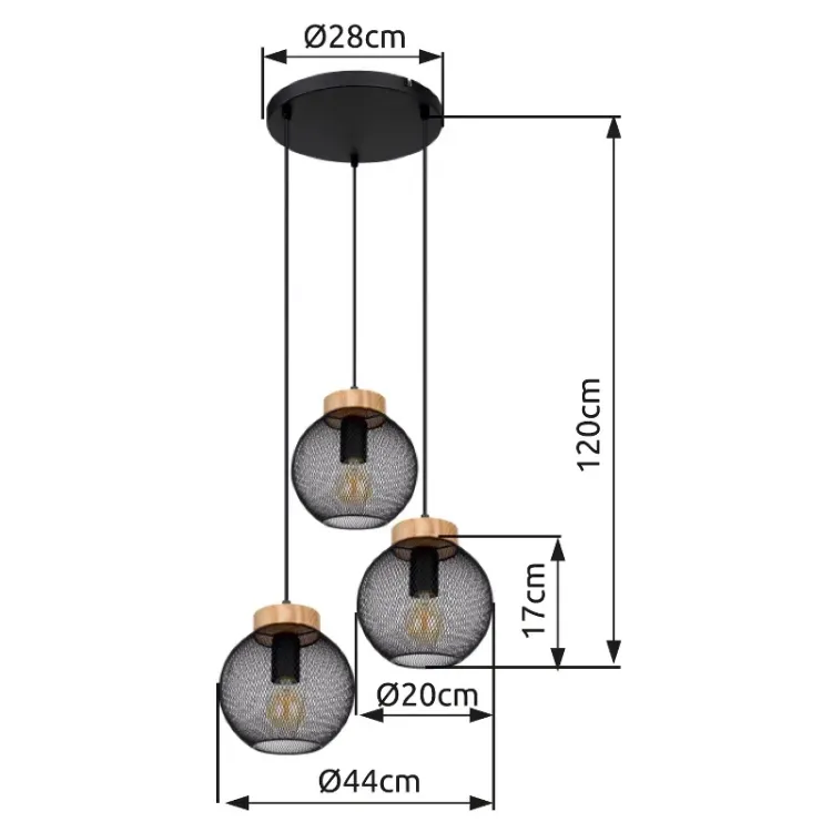 Alles GLOBO visilica PABLO 15663-3H