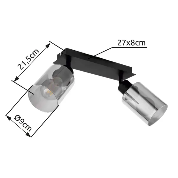 Alles GLOBO stropna svjetiljka HADERA 15465-2