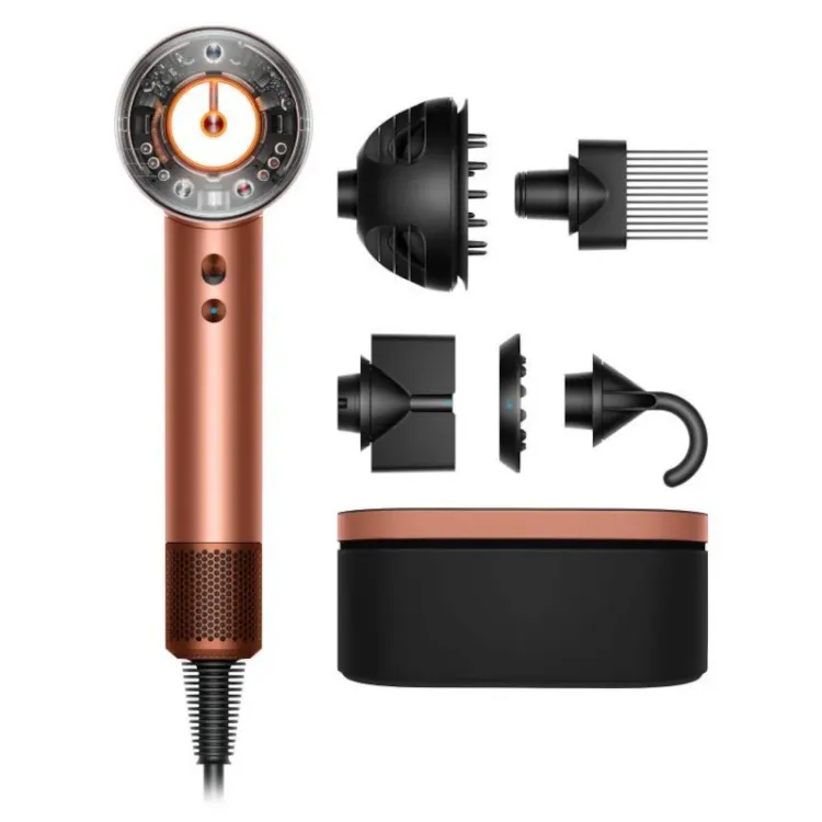 Alles DYSON sušilo za kosu Supersonic Nural HD16 Amber Silk/Pink Champagne Curly+Coily