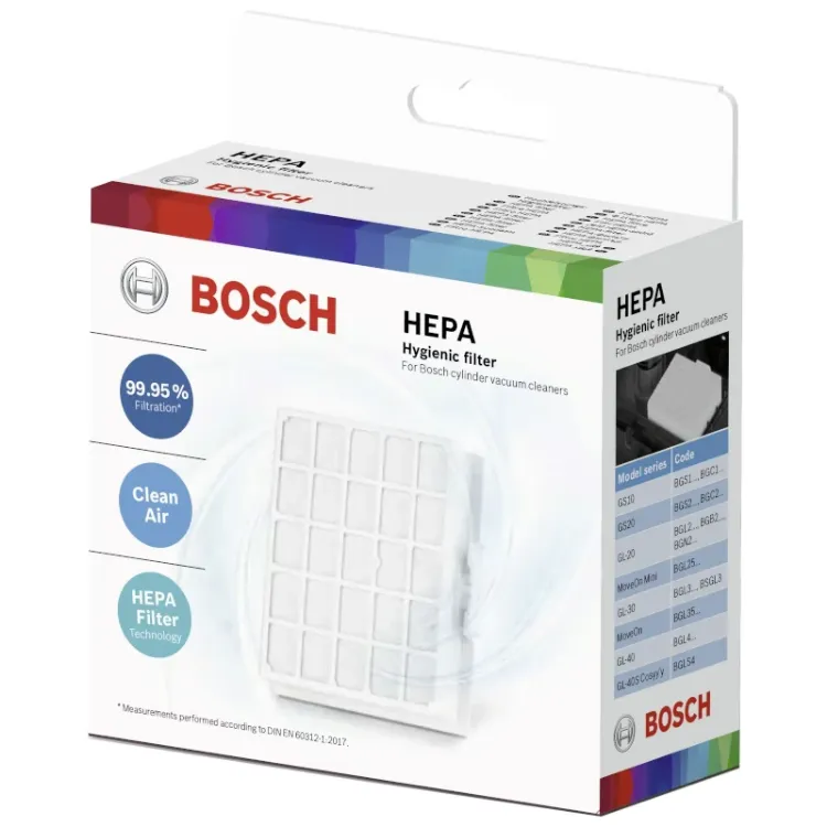 Alles BOSCH filter BBZ156HF