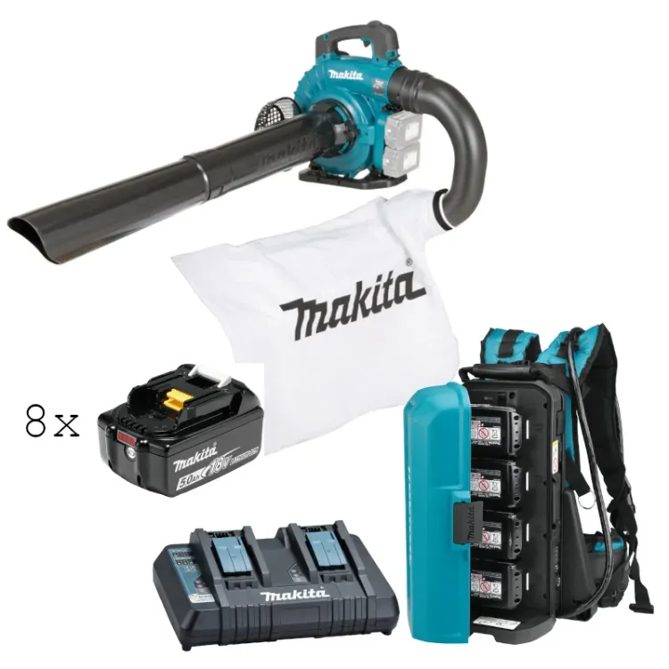 Alles MAKITA aku set puhalo / usisavač DUB363ZV, 191A64, 196933 i 197280