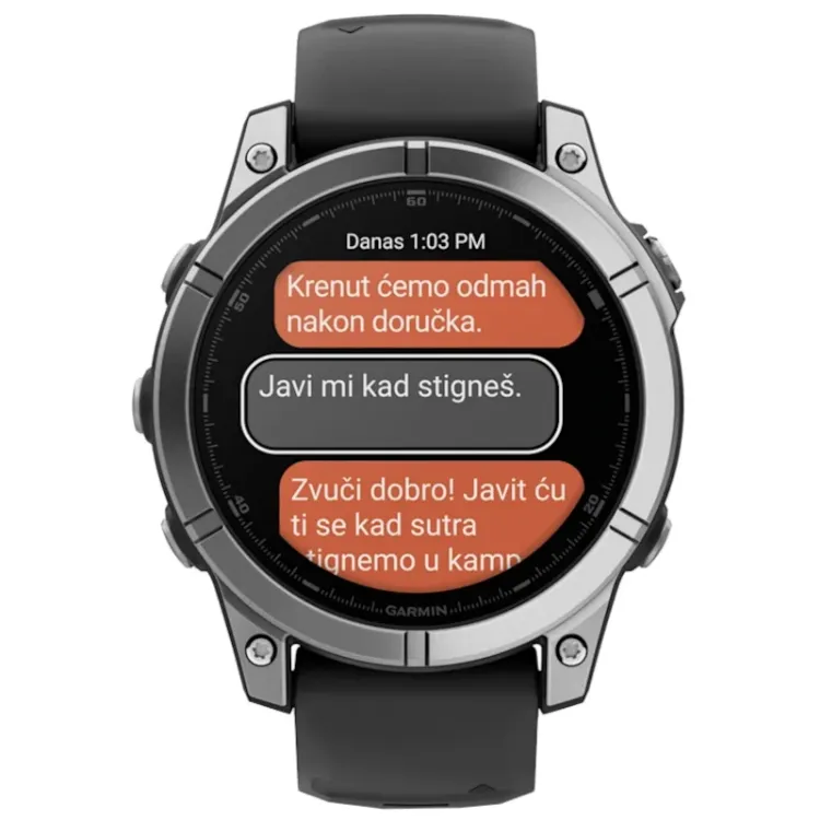 Alles GARMIN pametni sat FENIX E AMOLED 47mm Stainless Steel/Black