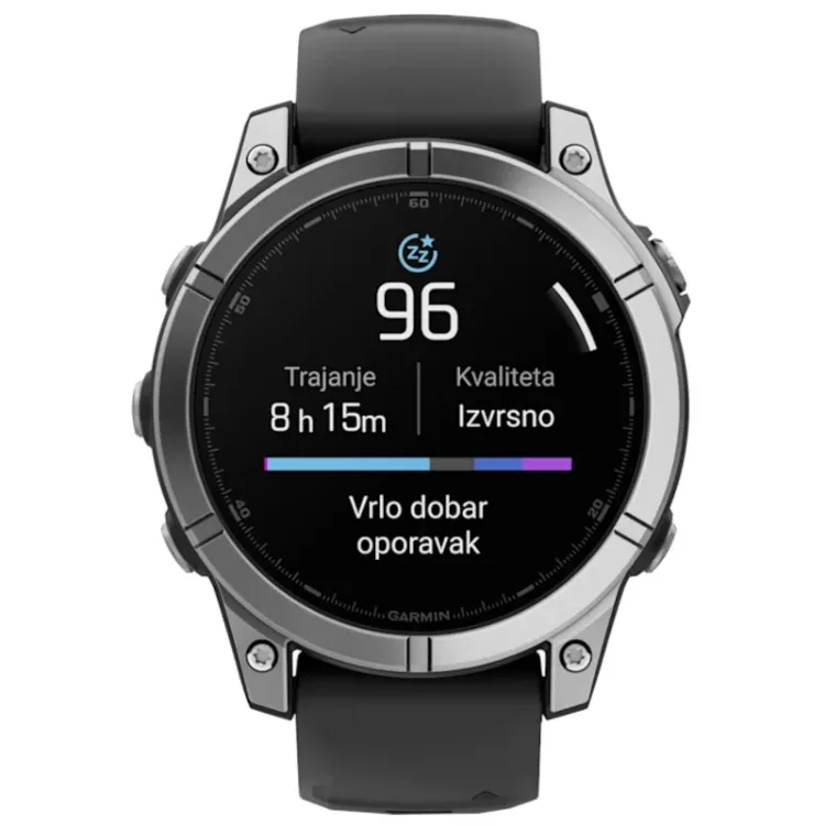 Alles GARMIN pametni sat FENIX E AMOLED 47mm Stainless Steel/Black