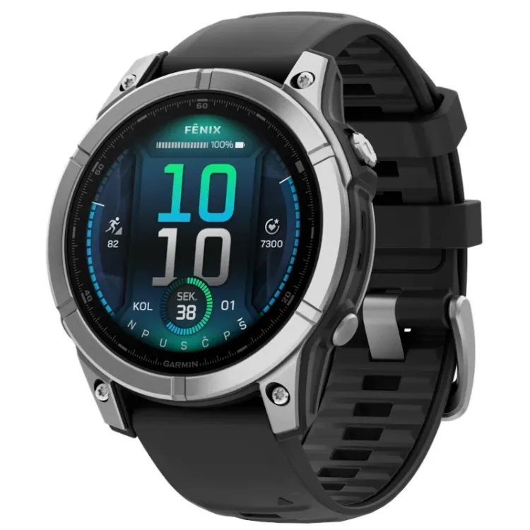 Alles GARMIN pametni sat FENIX E AMOLED 47mm Stainless Steel/Black