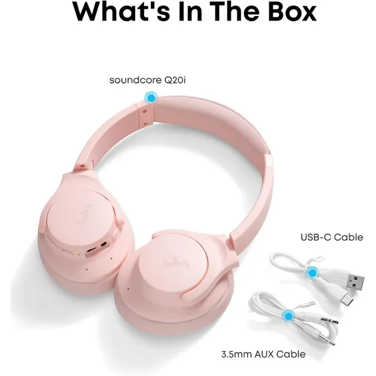 Alles ANKER SOUNDCORE slušalice Q20i ROZA