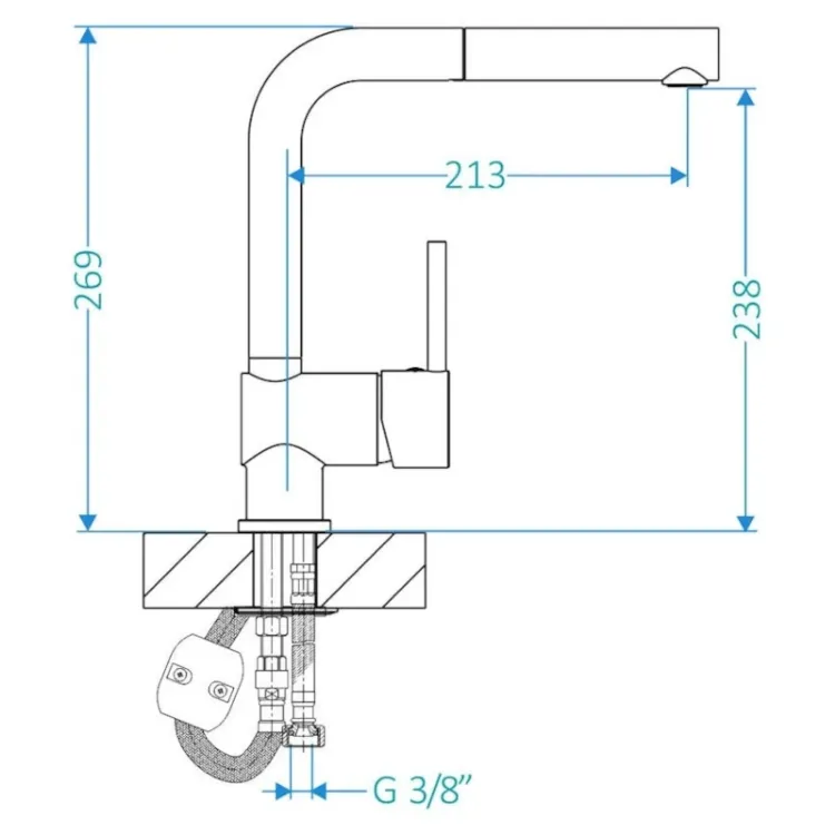 Alles ALVEUS slavina AM 90-P G02M PEBLLE
