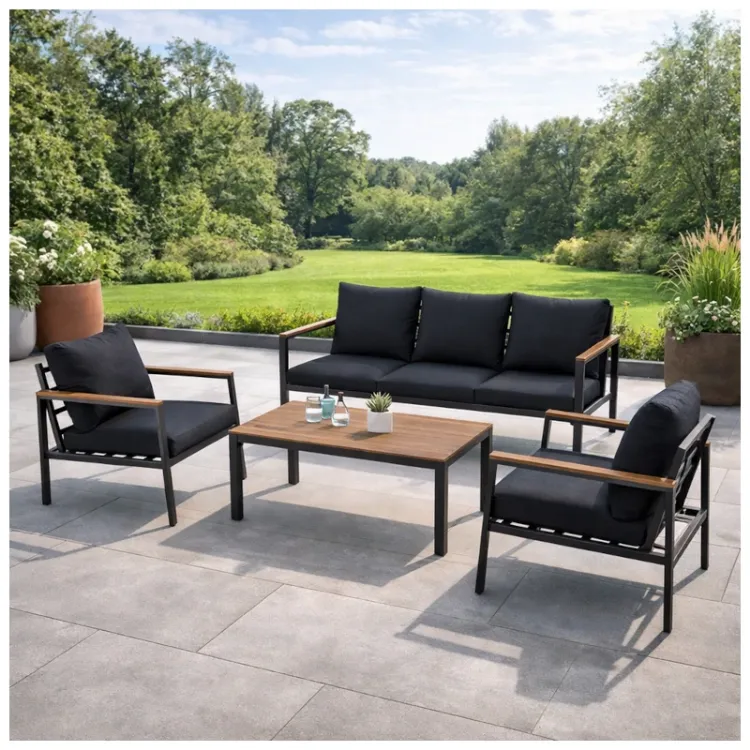 Alles Vrtni set STIL MEDINA 4-djelni s jastucima