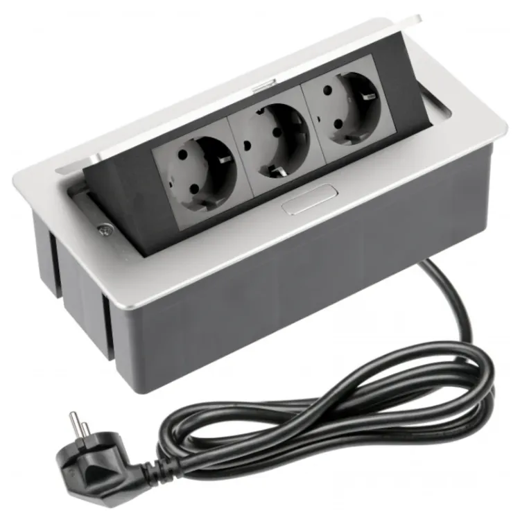 Alles Ugradna utičnica za stol trostruka ALU