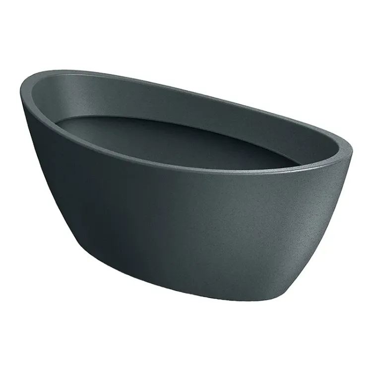 Alles Cvjetnjak ARIA OVAL 60 x 28 cm grafit