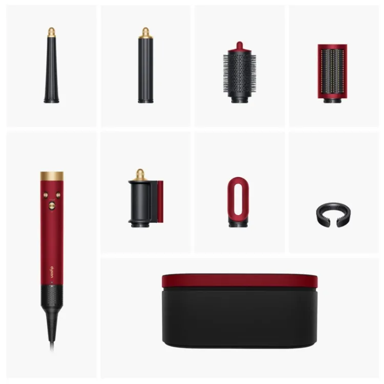 Alles DYSON stilizator za kosu Airwrap i.d. SE Red velvet/Gold Straight + Wavy