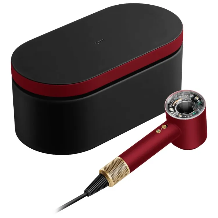 Alles DYSON sušilo za kosu Supersonic Nural HD16 Red Velvet/Gold Straight+Wavy