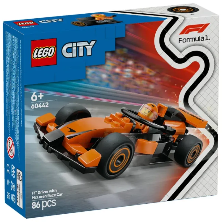 Alles LEGO CITY vozač utrka F1 s trkaćim autom McLaren
