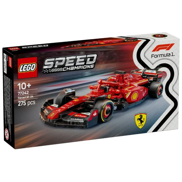 Alles LEGO SPEED CHAMPIONS trkaći automobil Ferrari SF-24 F1