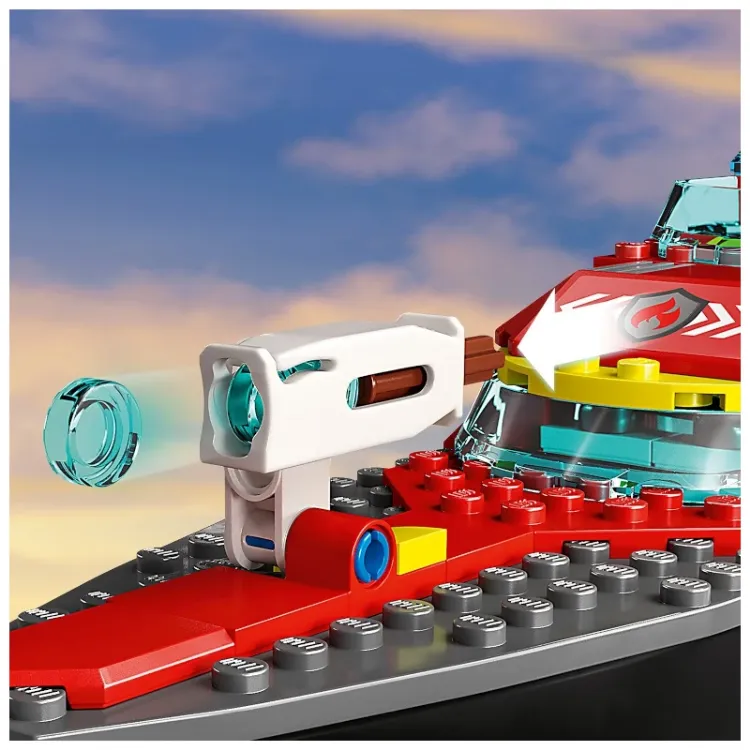 Alles LEGO CITY vatrogasni čamac