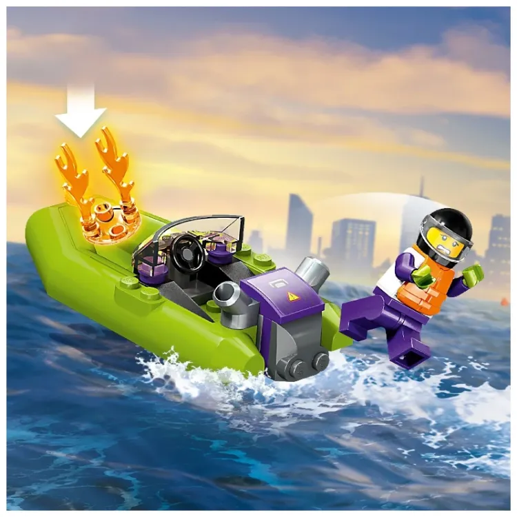 Alles LEGO CITY vatrogasni čamac