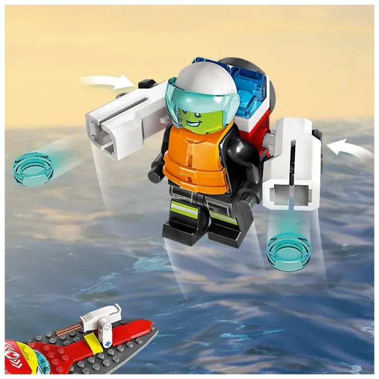 Alles LEGO CITY vatrogasni čamac