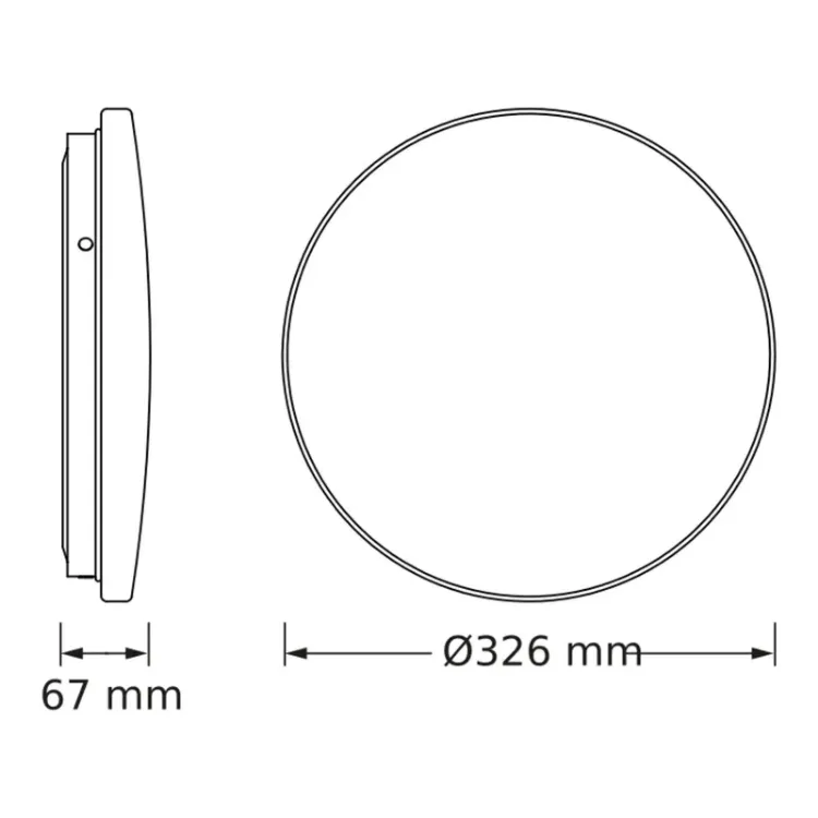 Alles OSRAM LED plafonjera CEILING ROUND 18 W 4000K