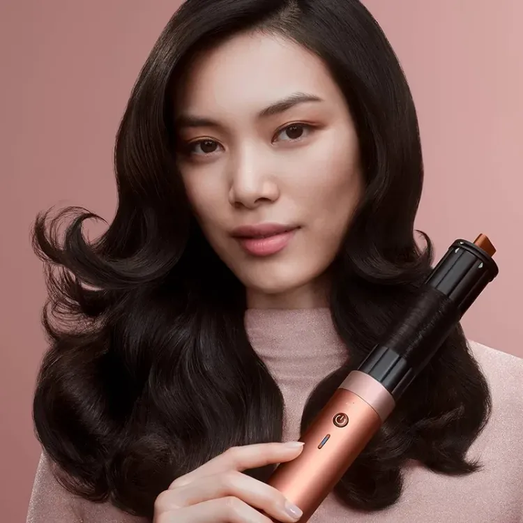 Alles DYSON stilizator za kosu Airwrap Coanda2x Amber Silk/Pink Champagne Straight + Wavy