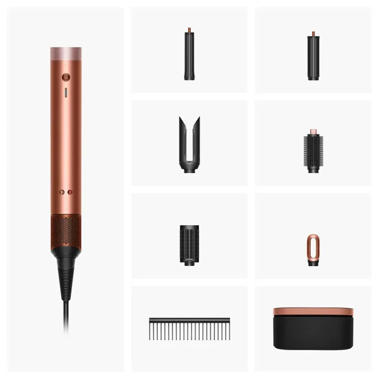 Alles DYSON stilizator za kosu Airwrap Coanda2x Amber Silk/Pink Champagne Straight + Wavy