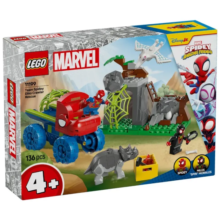 Alles LEGO MARVEL Spidey stiže u spas u dinosaurskom kamionu