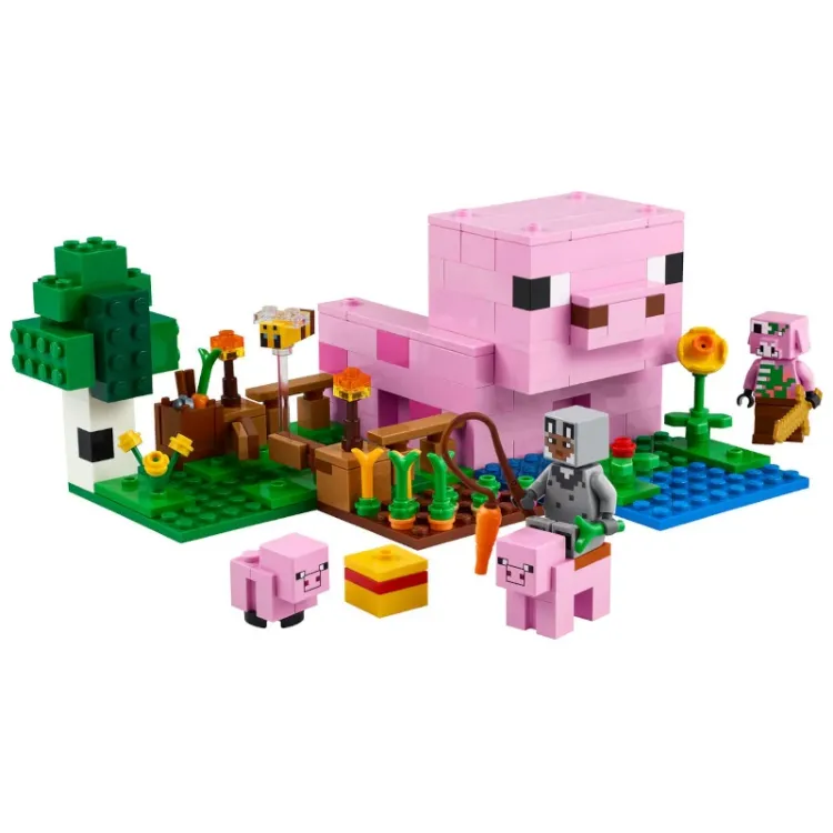 Alles LEGO MINECRAFT kuća mala svinja