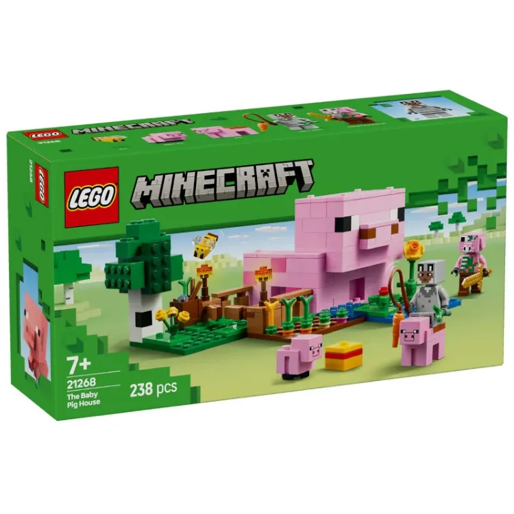 Alles LEGO MINECRAFT kuća mala svinja