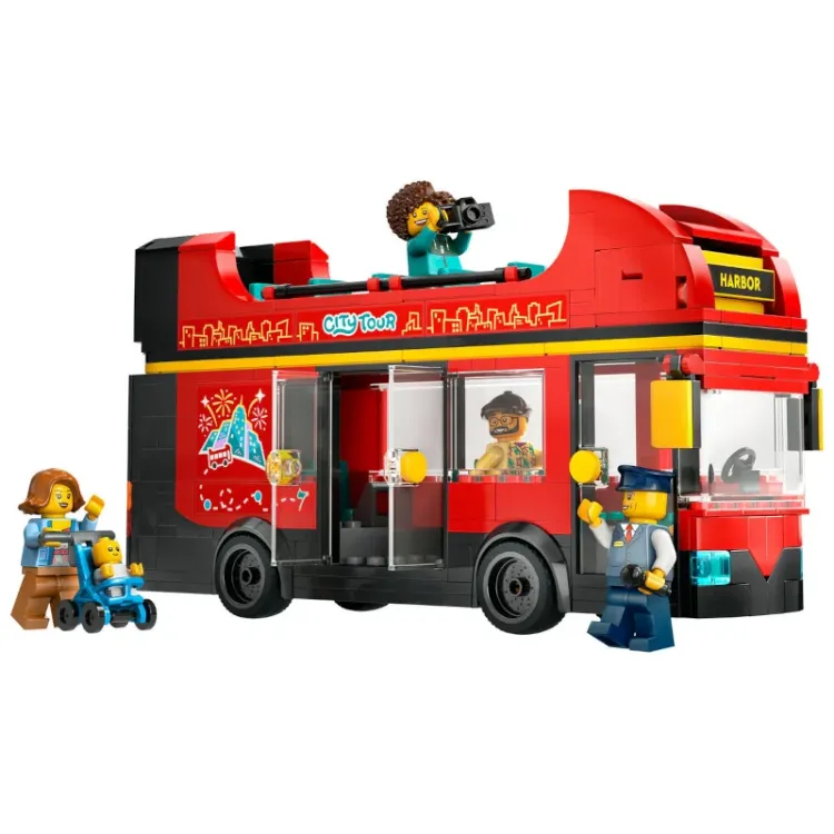 Alles LEGO CITY crveni turistički autobus na kat