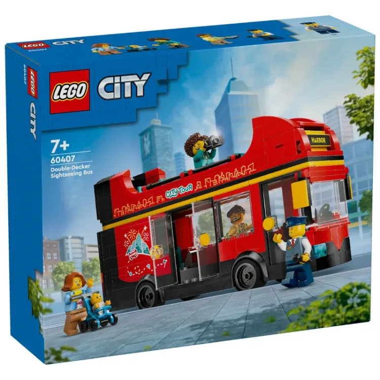 Alles LEGO CITY crveni turistički autobus na kat