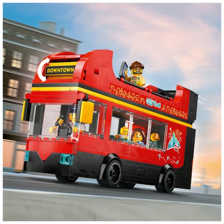 Alles LEGO CITY crveni turistički autobus na kat