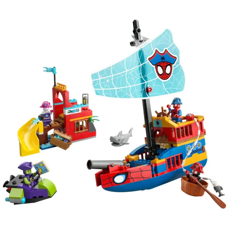 Alles LEGO MARVEL piratski brod tima Spidey