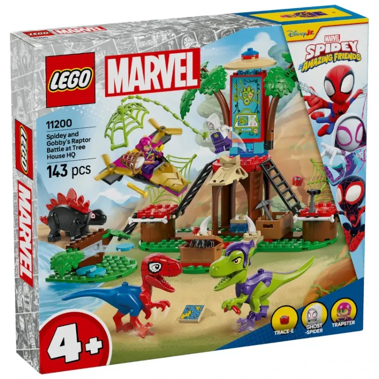 Alles LEGO MARVEL borba Spideyja i Gobbyjeva raptora kod kućice na drvetu