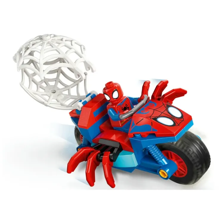 Alles LEGO MARVEL Spidey na motociklu protiv Rhina