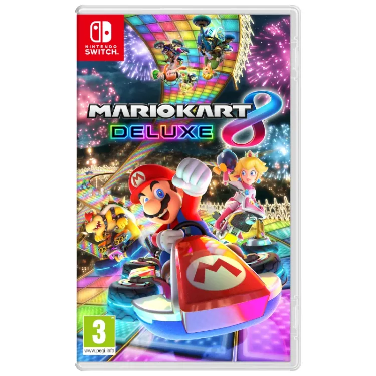 Alles Uživajte u ultimativnoj utrci s Mario Kart 8 Deluxe za Nintendo Switch, s više staza, likova i načina igre. Savršeno za sve uzraste!